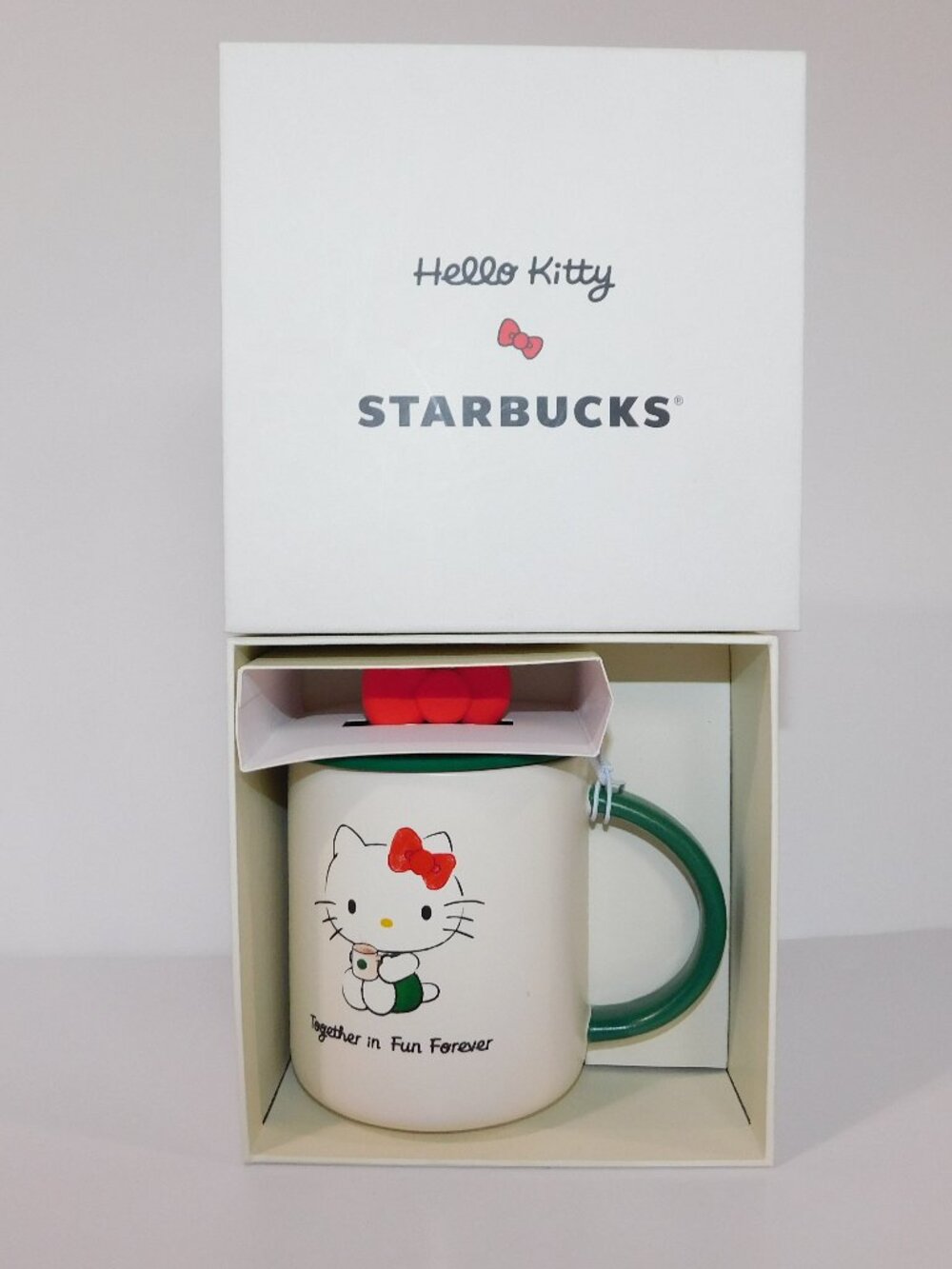 NEW Starbucks X Hello Kitty Red Bow Top Mug 16 Oz 2025